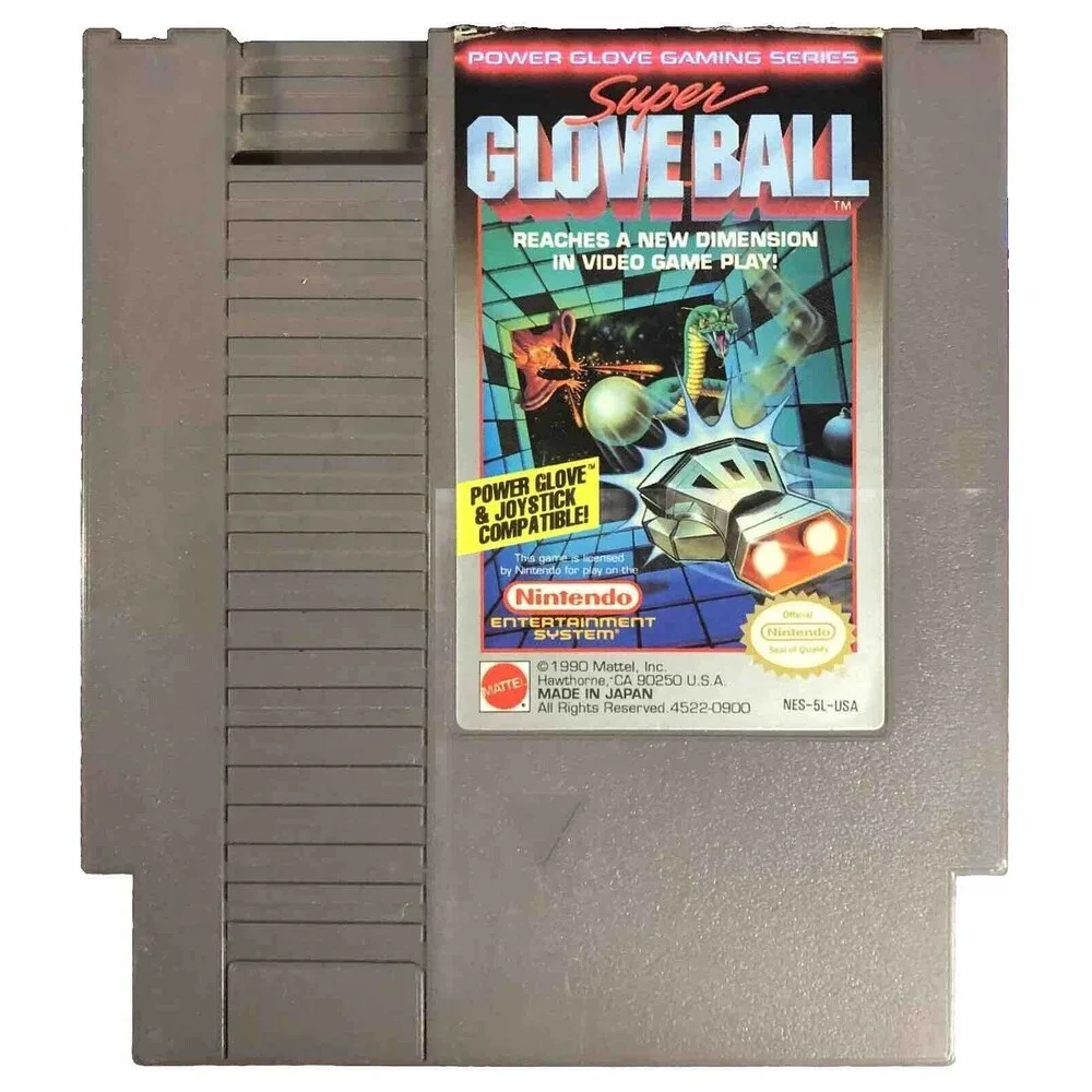 Super Glove Ball Nintendo NES Authentic Game Cartridge Loose Tested Working